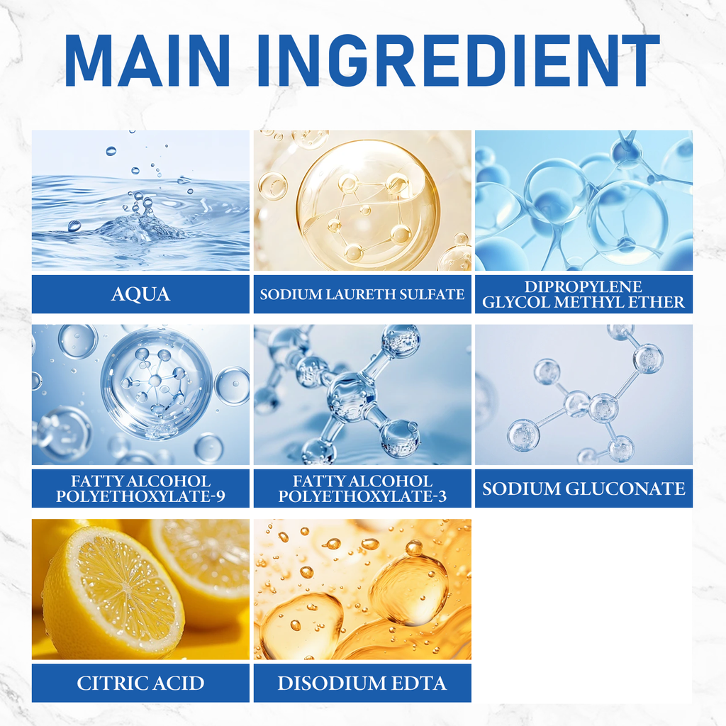 Jue-Fish Kitchen Grease Foam Cleaner Kitchen stove range hood grease stain remover cleaner