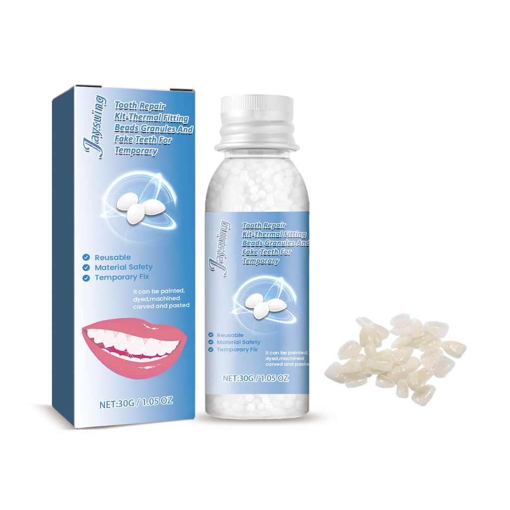 Jaysuing Temporary Tooth Repair Kit Halloween Makeup Teeth Modification Dentures Fill Teeth Gaps Cavities Teeth Gel