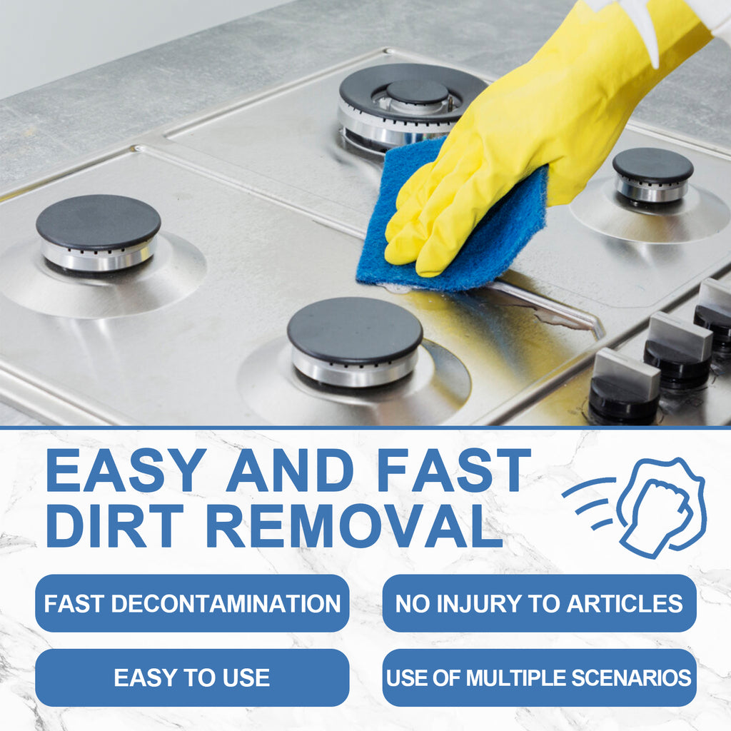 Jue-Fish Kitchen Grease Foam Cleaner Kitchen stove range hood grease stain remover cleaner