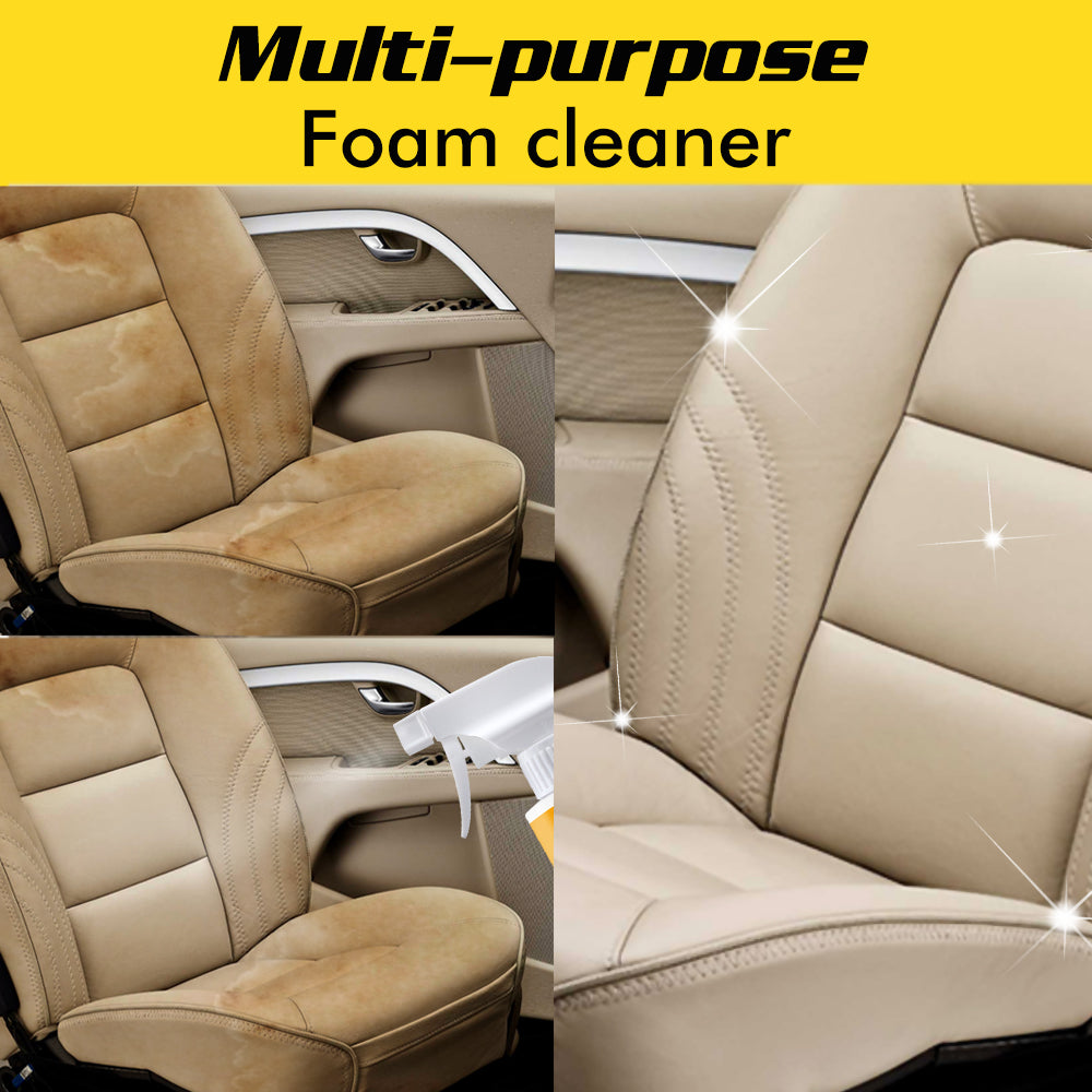 EELHOE Multi-functional Foam Cleaner Leather Seat Foam Head Cleaner Car Interior Stain Removal Cleaner