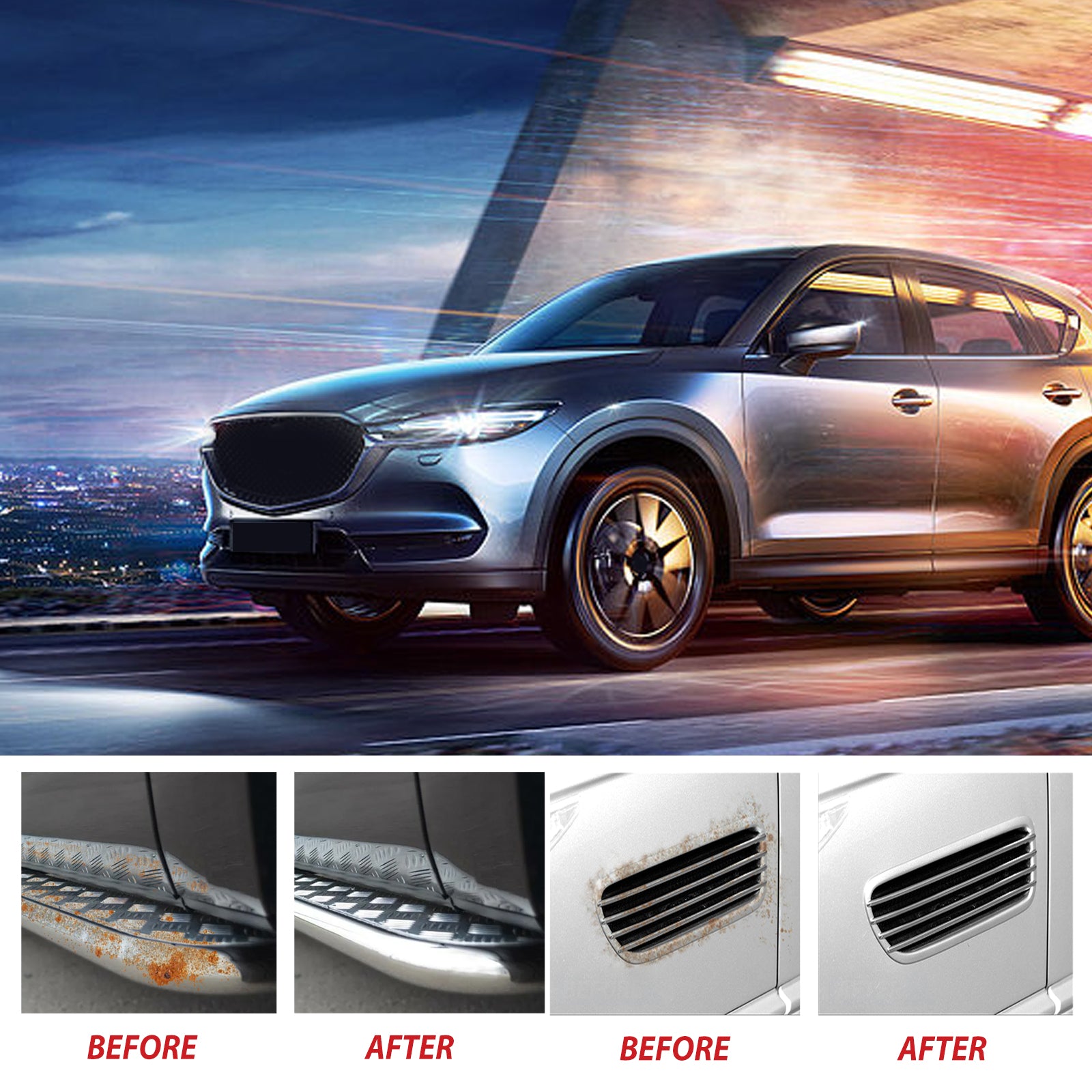 Jaysuing Rust-Free Primer（100g） Metallic Paint Anti-Rust Radiator Anti-Corrosion Conversion Renovation Coating Primer Conversion Agent