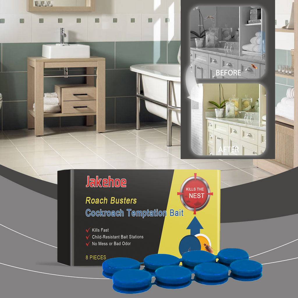 Jakehoe Cockroach Bait Station Cockroach Bait Station Ointment Bait Agent Household Cockroach Killer Kitchen Cockroach Stickers