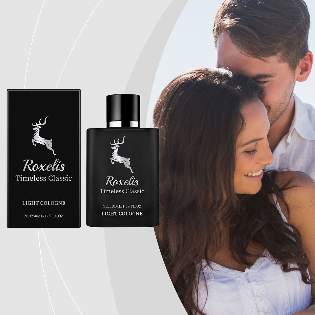 Roxelis Charm Perfume Classic cologne with a natural fresh scent that exudes elegance and long-lasting fragrance, perfect for casual dates