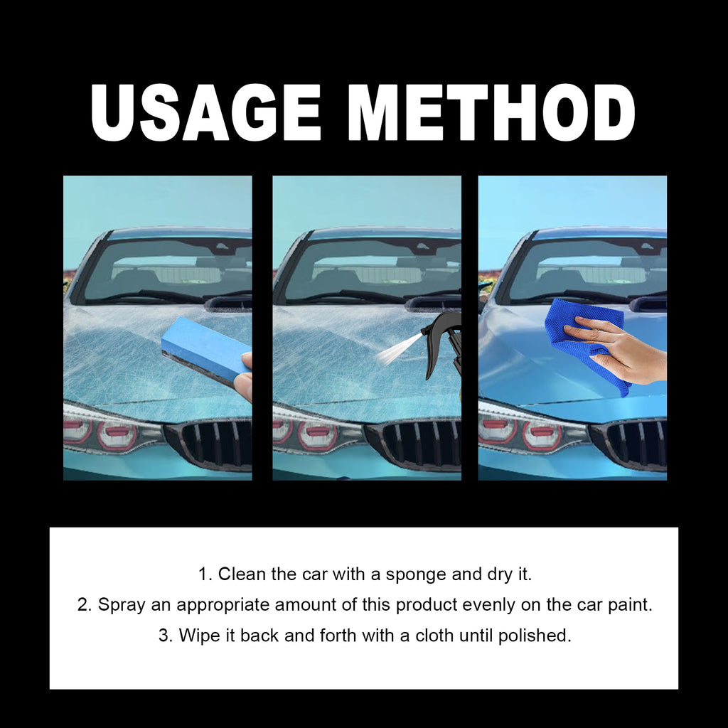 Rayhong Coating Agent 3-in-1（purple） Oil stain removal, polishing, protection, scratch repair, car paint cleaning, maintenance, coating application