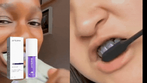 Jaysuing V34 Purple Toothpaste Clean Oral Odor Tooth Stain Whitening Teeth Care Toothpaste