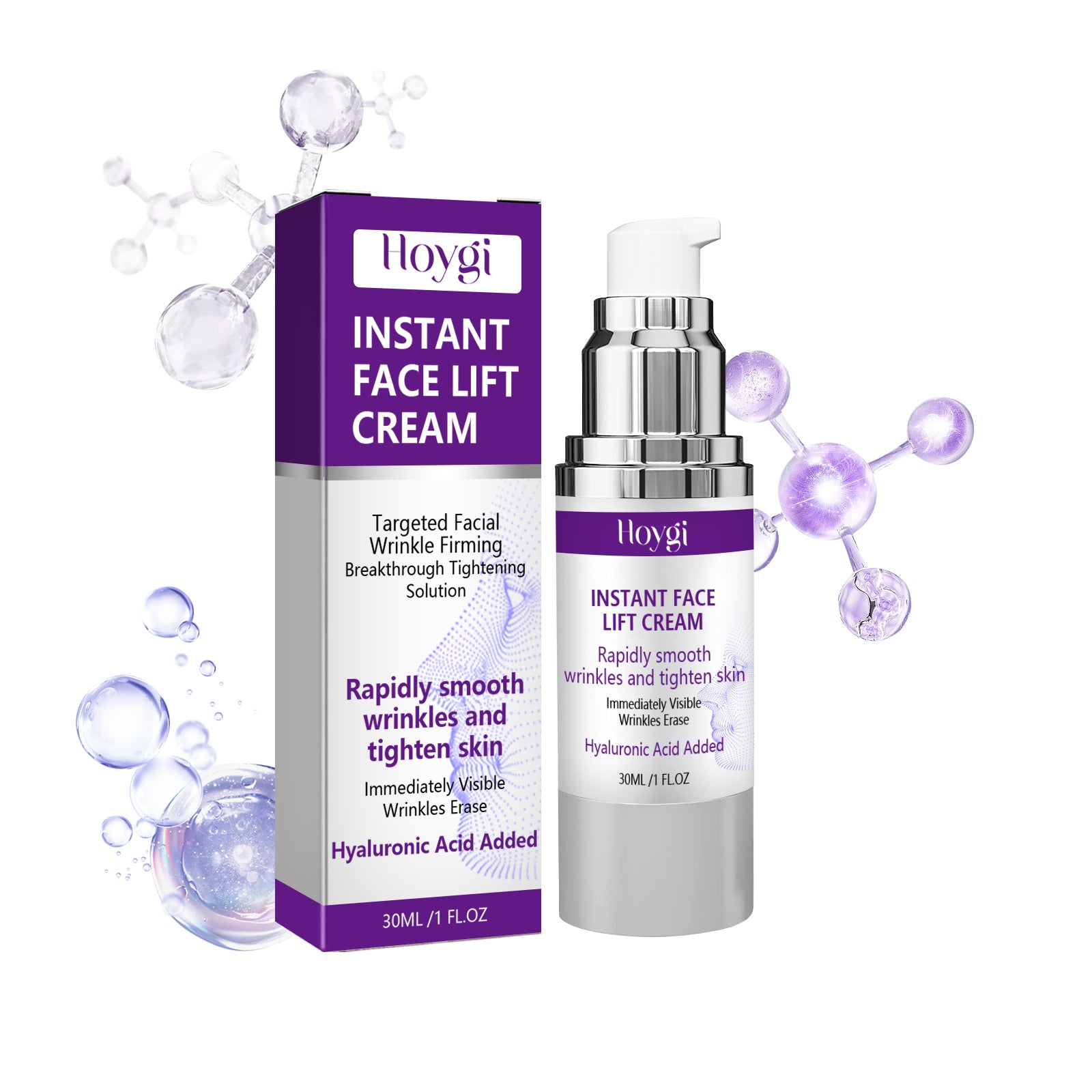 Hoygi Facial Lifting and Firming Cream Reduce Facial Fine Lines and Nasolabial Folds, Gentle Hydrating and Moisturizing Cream