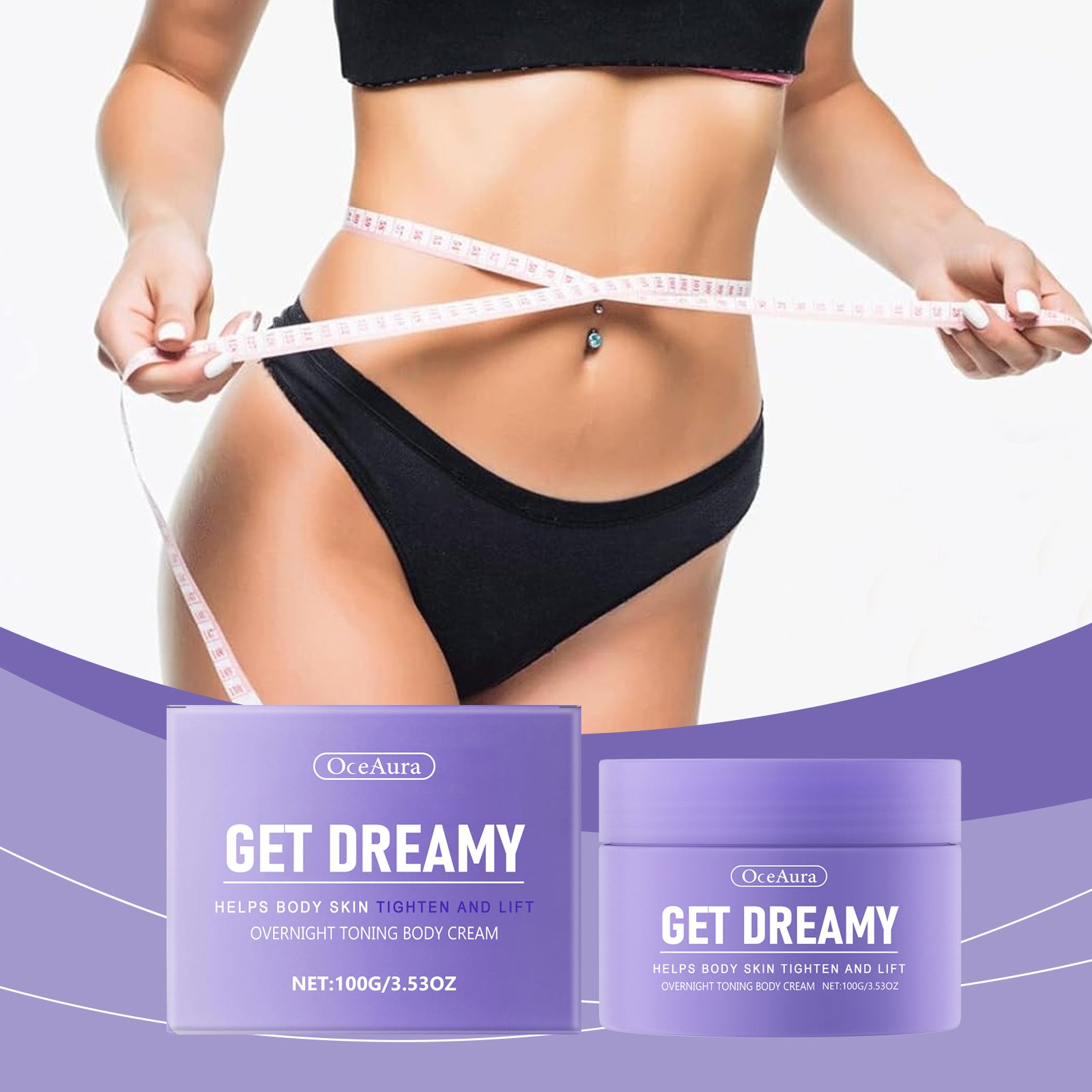 OceAura  Body Shaping Cream Daily application moisturizing lifting body skin shaping beauty cream