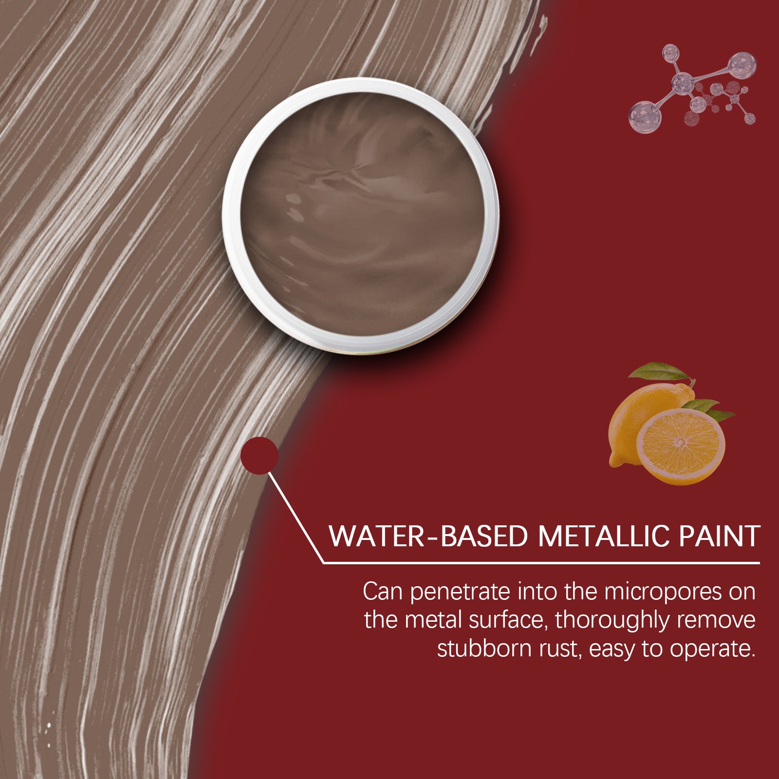 Jaysuing Rust-Free Primer（100g） Metallic Paint Anti-Rust Radiator Anti-Corrosion Conversion Renovation Coating Primer Conversion Agent