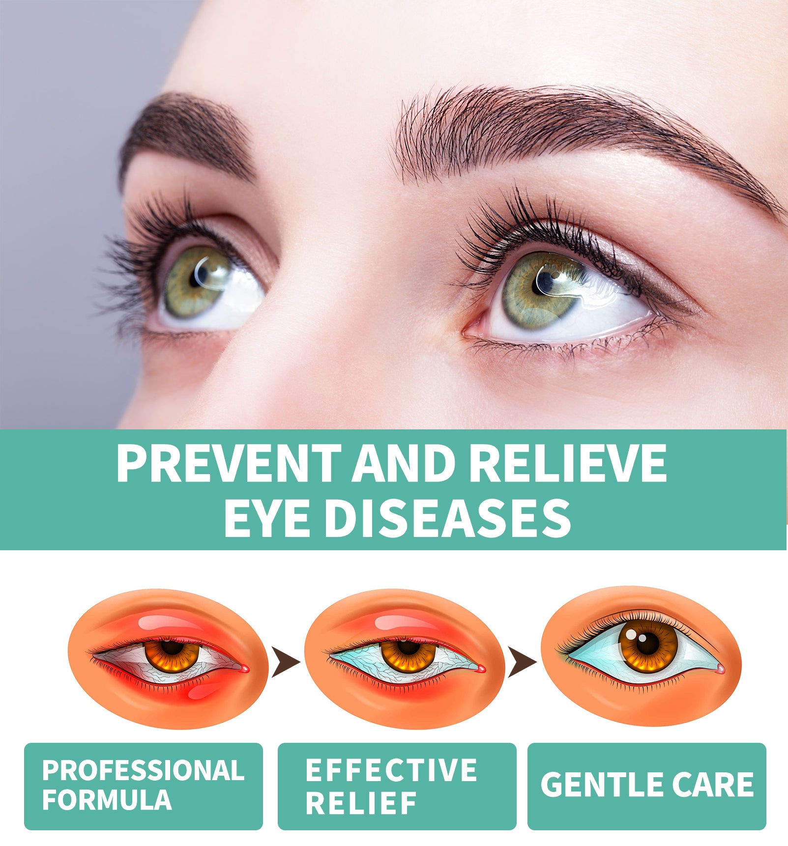 EELHOE Eye Massage Roller Relax Eye Vision Relieve Dry Eyes Fatigue Care Massage Roller