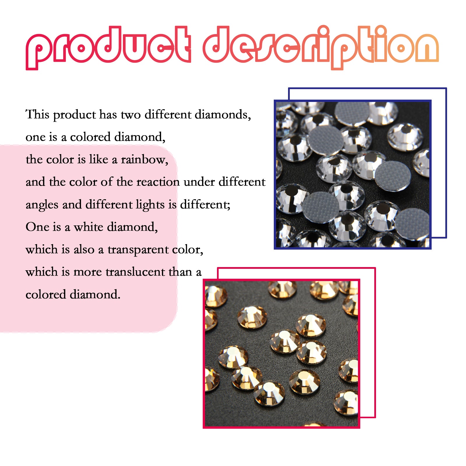 Jaysuing Tooth Gem Kit Jewelry Easy to Disassemble and Install Crystal Tooth Drill Tooth Decoration Shiny Stickers