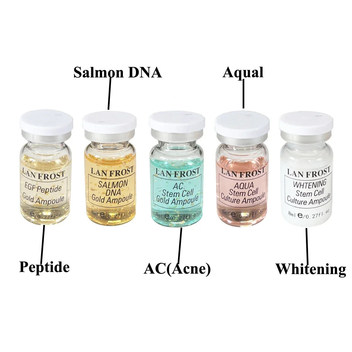 BB CC Cream Glow Face Skin Care Serum Essence Ampoule Foundation Hyaluronic Acid Peptide Brightening Whitening Anti-Wrinkle Acne