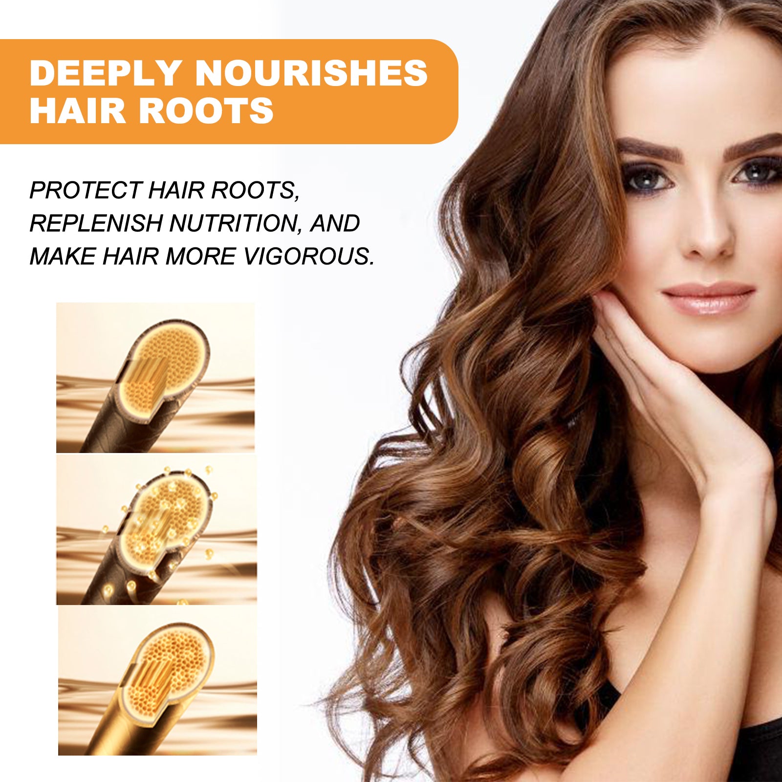 Jaysuing Moisturizing Styling Cream Fluffy Curly Hair Styling Hydrating Glossy Hair Frizz Repair Cream