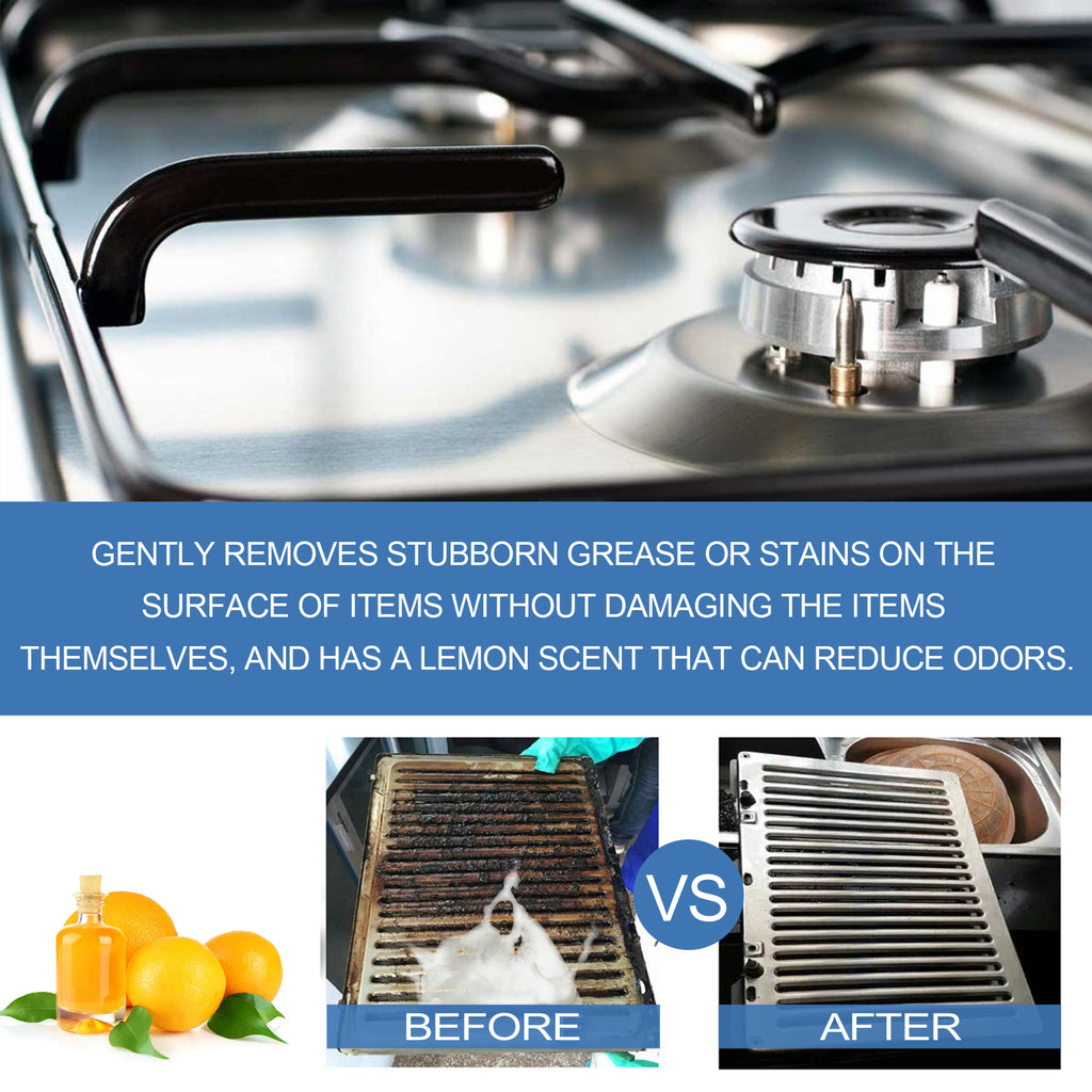 Jue-Fish Kitchen Grease Foam Cleaner Kitchen stove range hood grease stain remover cleaner