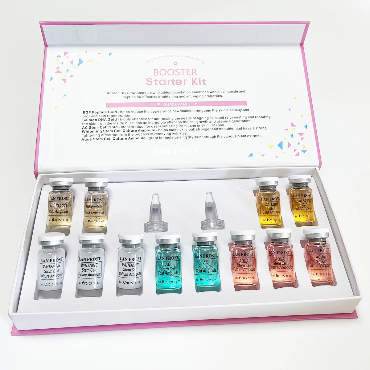 BB CC Cream Glow Face Skin Care Serum Essence Ampoule Foundation Hyaluronic Acid Peptide Brightening Whitening Anti-Wrinkle Acne