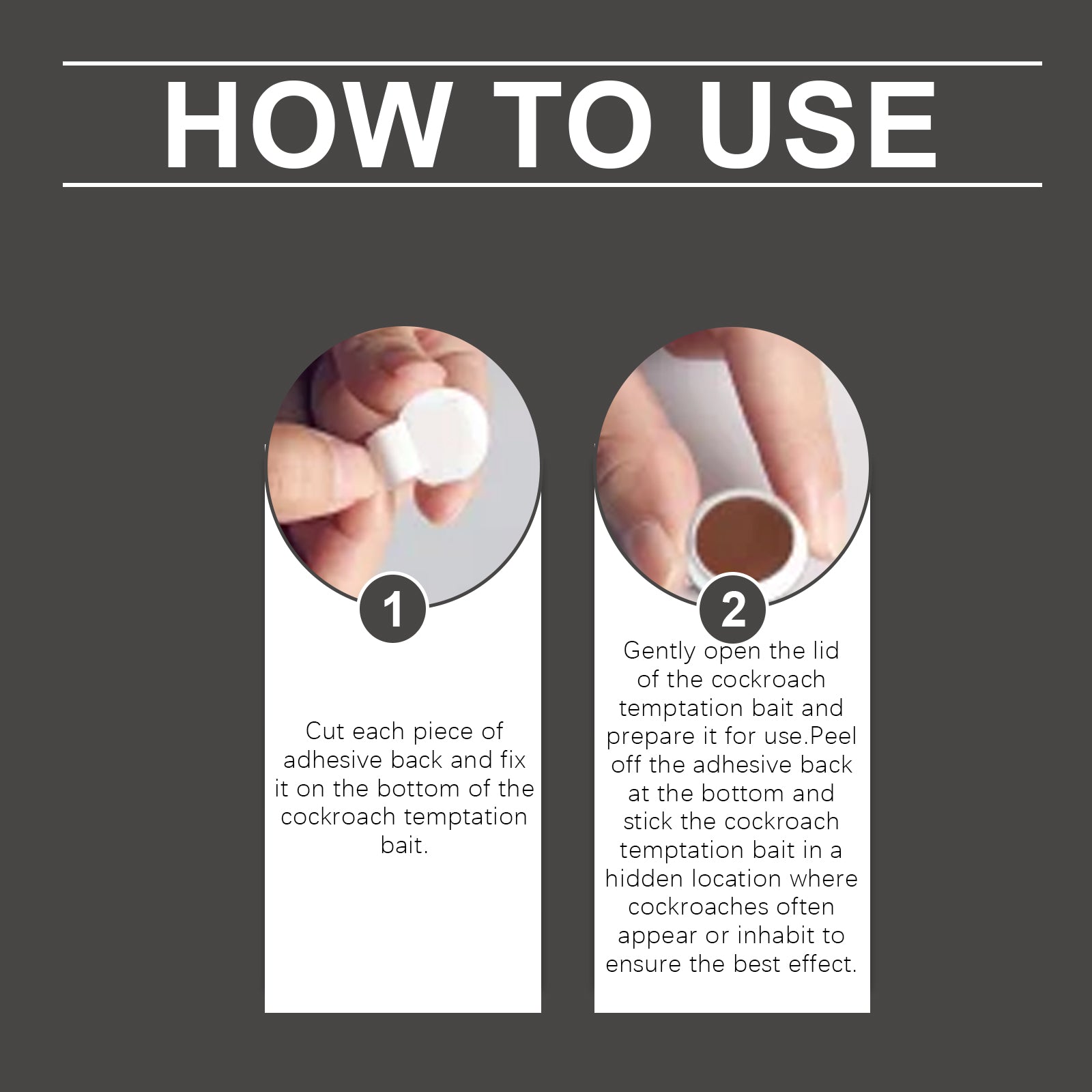 Jakehoe Cockroach Bait Station Cockroach Bait Station Ointment Bait Agent Household Cockroach Killer Kitchen Cockroach Stickers