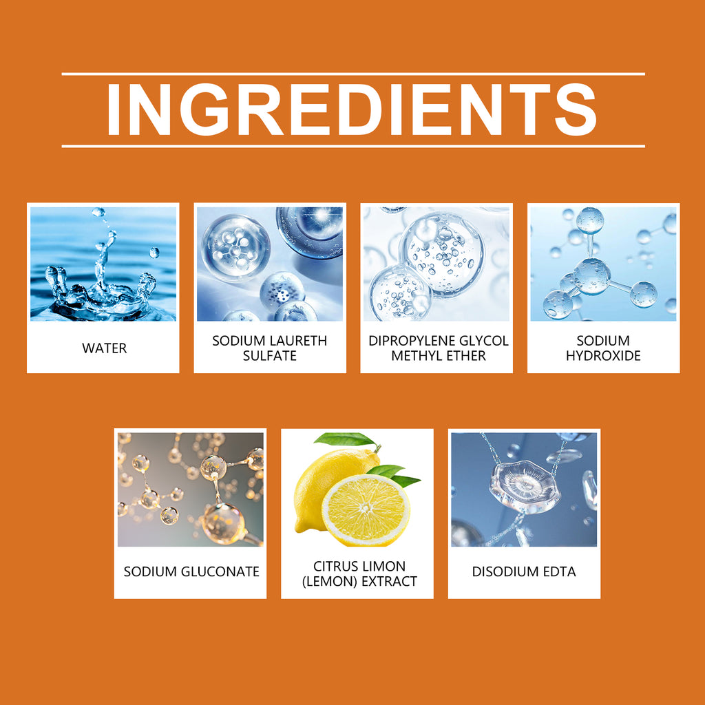 Jue-Fish Floor Cleaner Wood Floor Cleaning Polishing Brightening Powerful Stain Removal Descaling Tile Cleaner