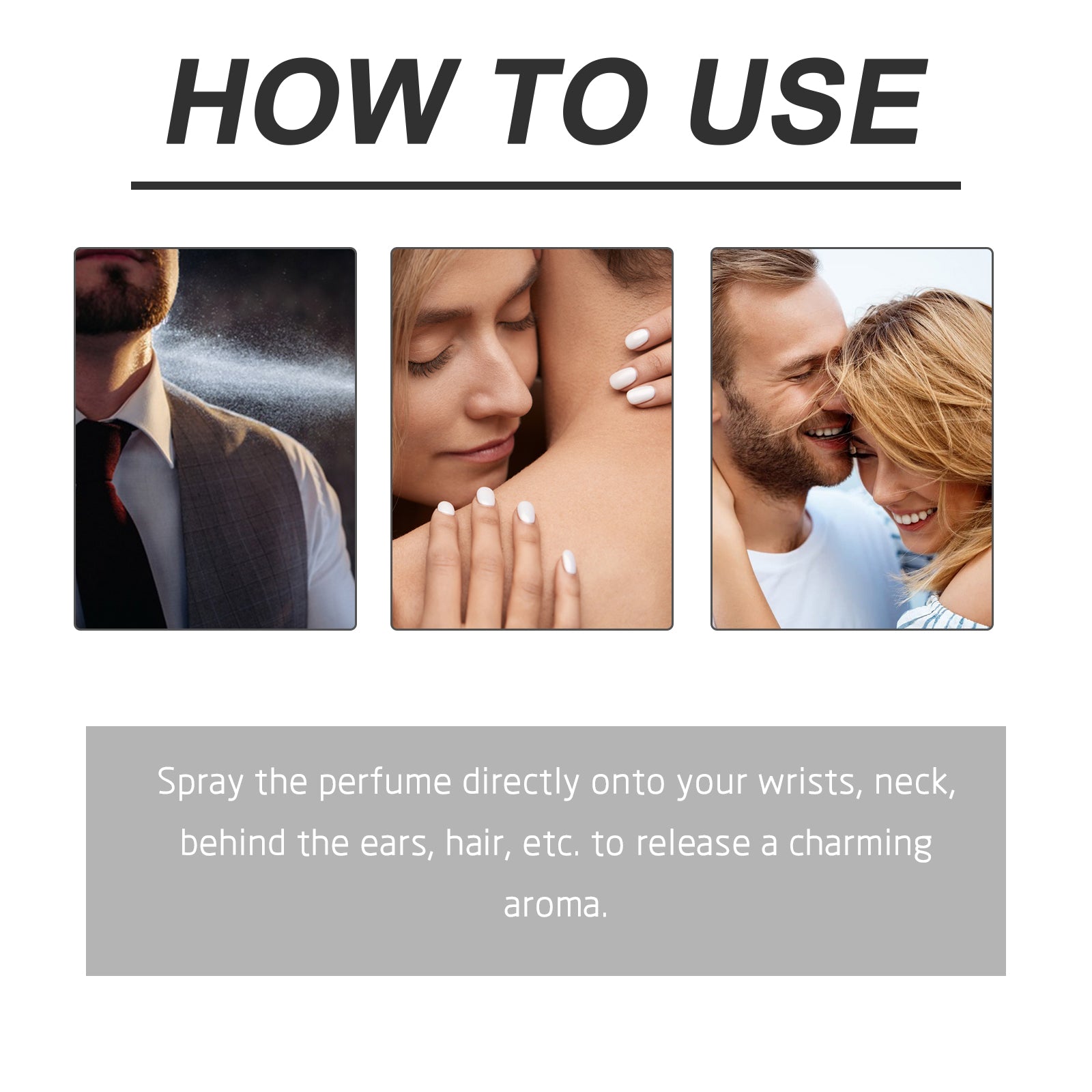 OUHOE Brazilian Perfume Women's Date Fresh Natural Long-lasting Fragrance Non-irritating Floral Body Perfume Spray