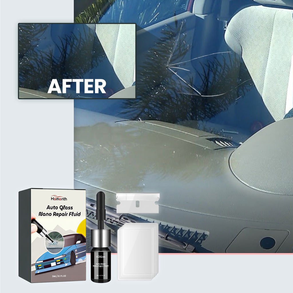Homonth Automotive Glass Nano Repair Liquid Car Windshield Clear Vision Crack Repair Liquid
