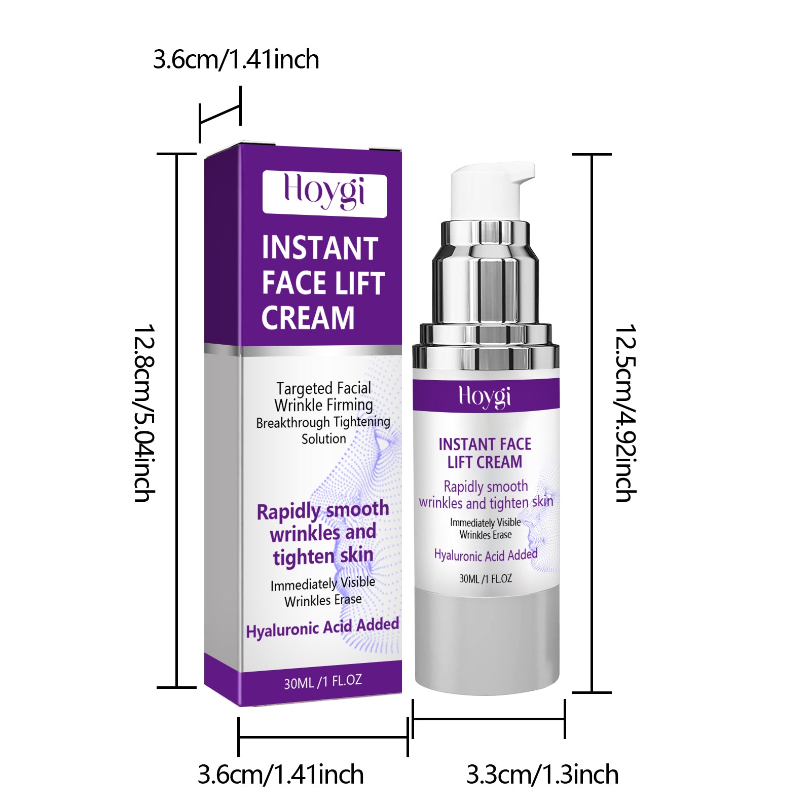 Hoygi Facial Lifting and Firming Cream Reduce Facial Fine Lines and Nasolabial Folds, Gentle Hydrating and Moisturizing Cream