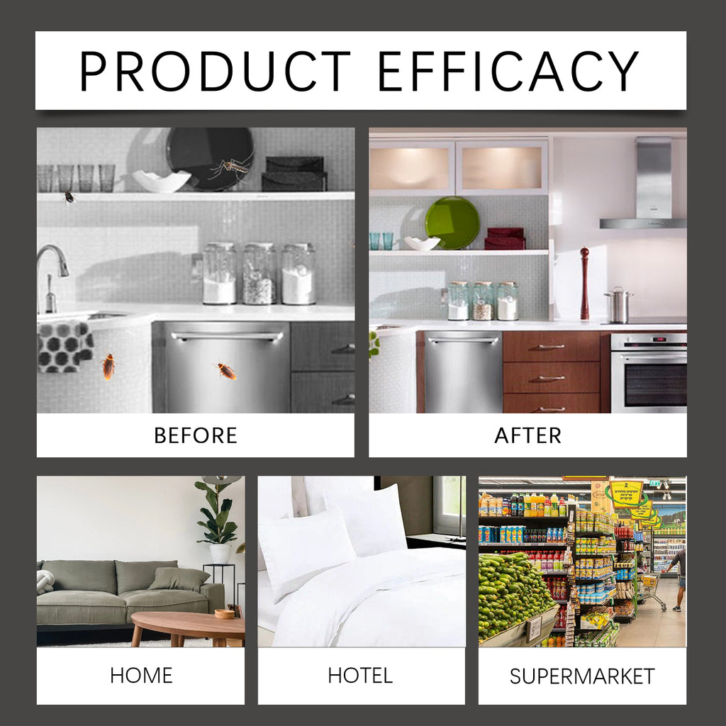 Jakehoe Cockroach Bait Station Cockroach Bait Station Ointment Bait Agent Household Cockroach Killer Kitchen Cockroach Stickers