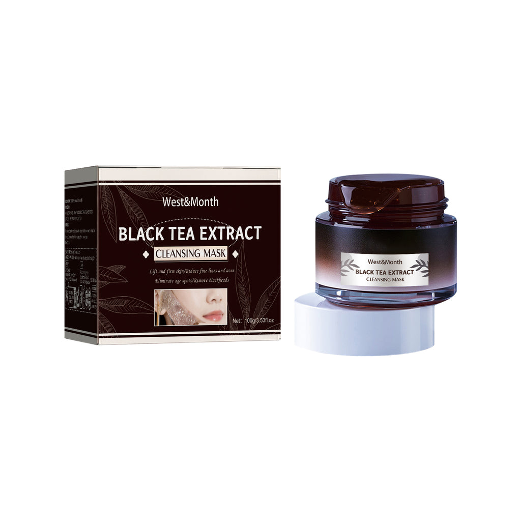 West&Month Black Tea Mask Clean pores, refine pores, brighten skin, rejuvenate skin, peel-off mask