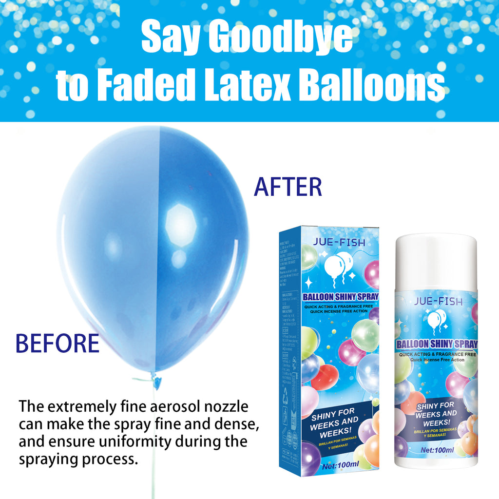 Jue-Fish Aerosol Balloon Spray Balloon surface texture gloss long-lasting non-oxidizing fade spray