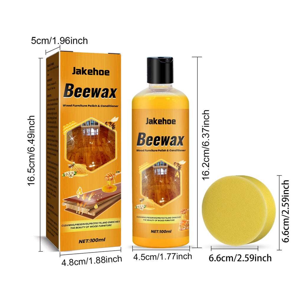 Jakehoe Floor Cleaner Home Wooden Floor Protection Cleaning Maintenance Wax Stain Removal Dustproof Brightening Polishing