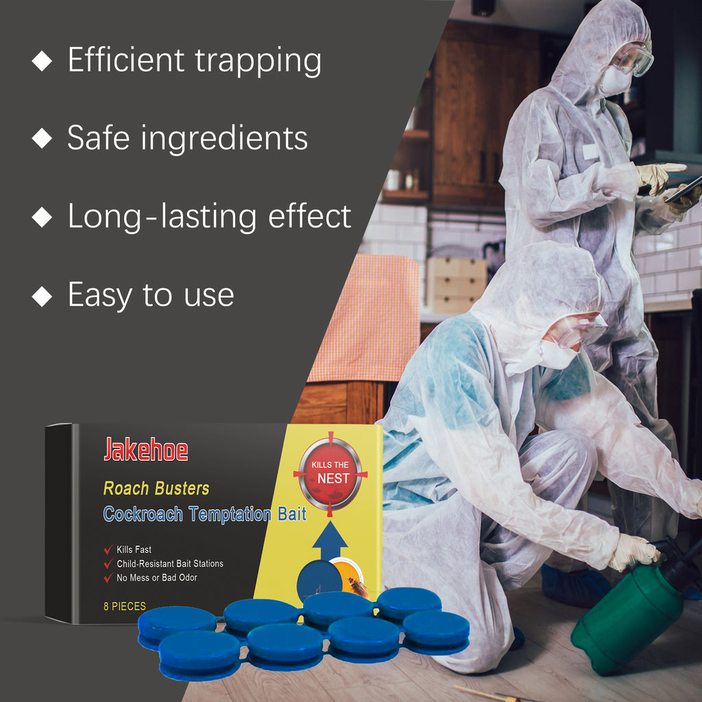 Jakehoe Cockroach Bait Station Cockroach Bait Station Ointment Bait Agent Household Cockroach Killer Kitchen Cockroach Stickers