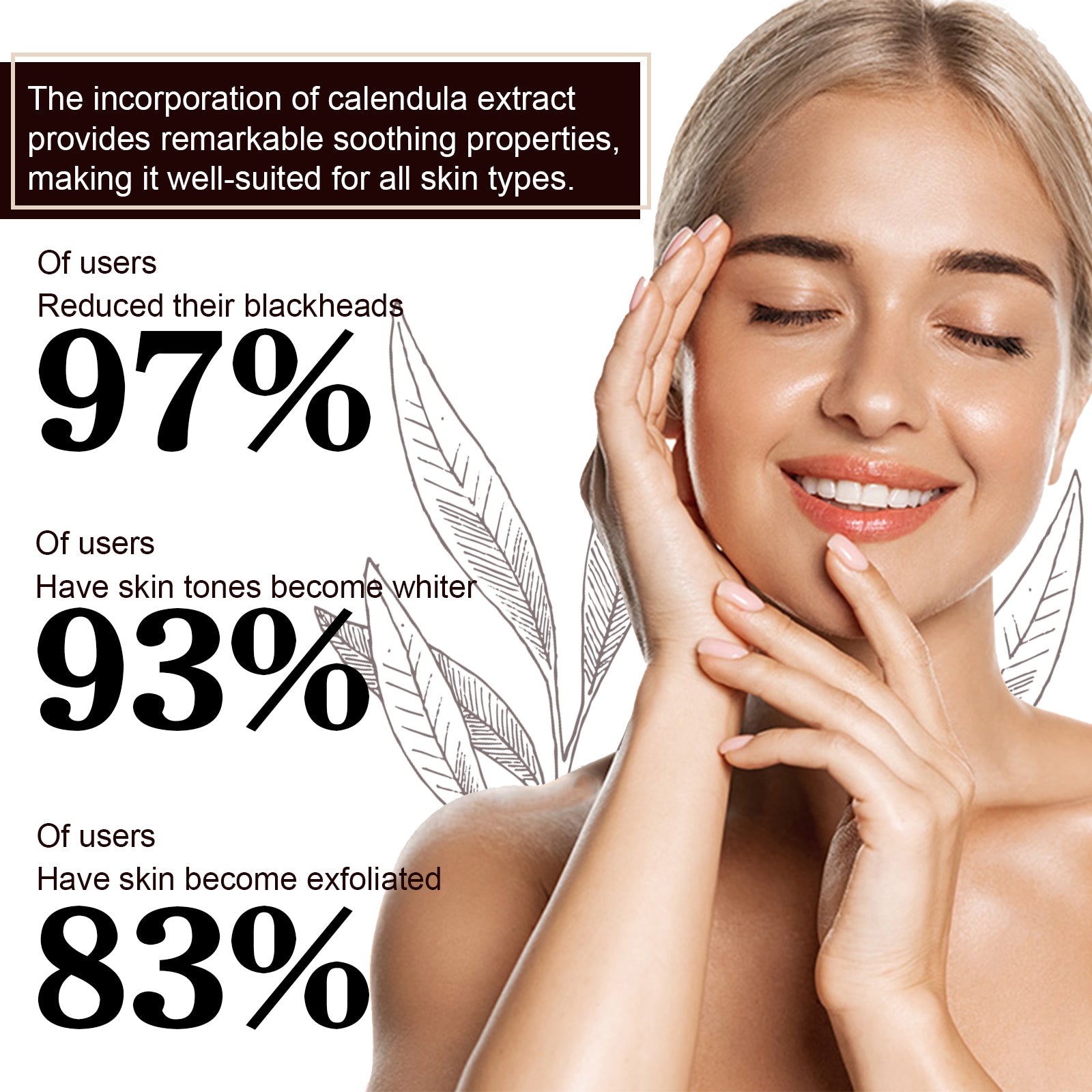 West&Month Black Tea Mask Clean pores, refine pores, brighten skin, rejuvenate skin, peel-off mask