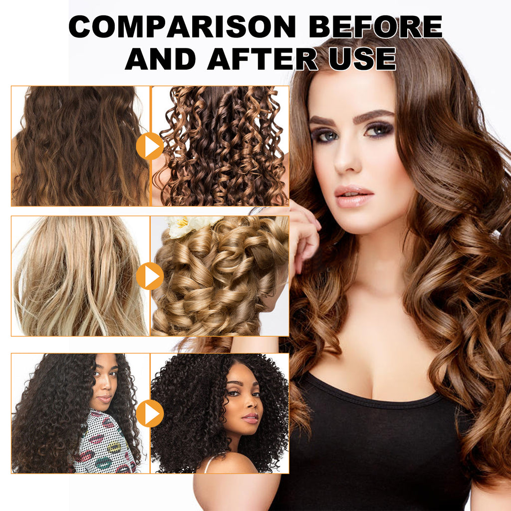 Jaysuing Moisturizing Styling Cream Fluffy Curly Hair Styling Hydrating Glossy Hair Frizz Repair Cream