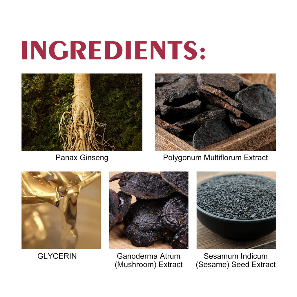 EELHOE Black Hair Dye Shampoo（Silver Gray） Mild, non-irritating, moisturizing scalp, easy color-changing hair shampoo