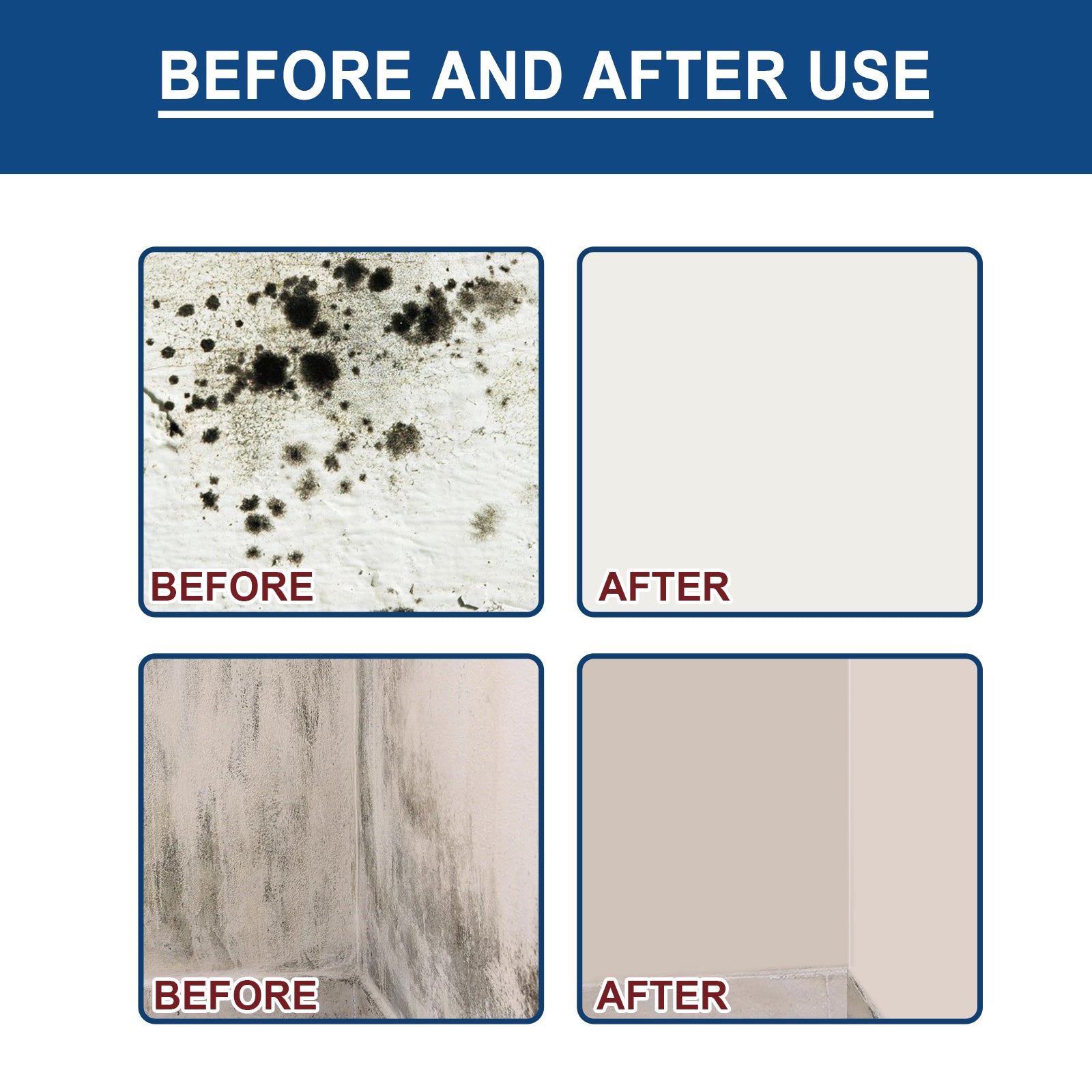 Jaysuing Mildew Removal Spray Ceiling Bathroom Tile Wall Multi-Effect Cleaning Stain Removal Mildew Spray