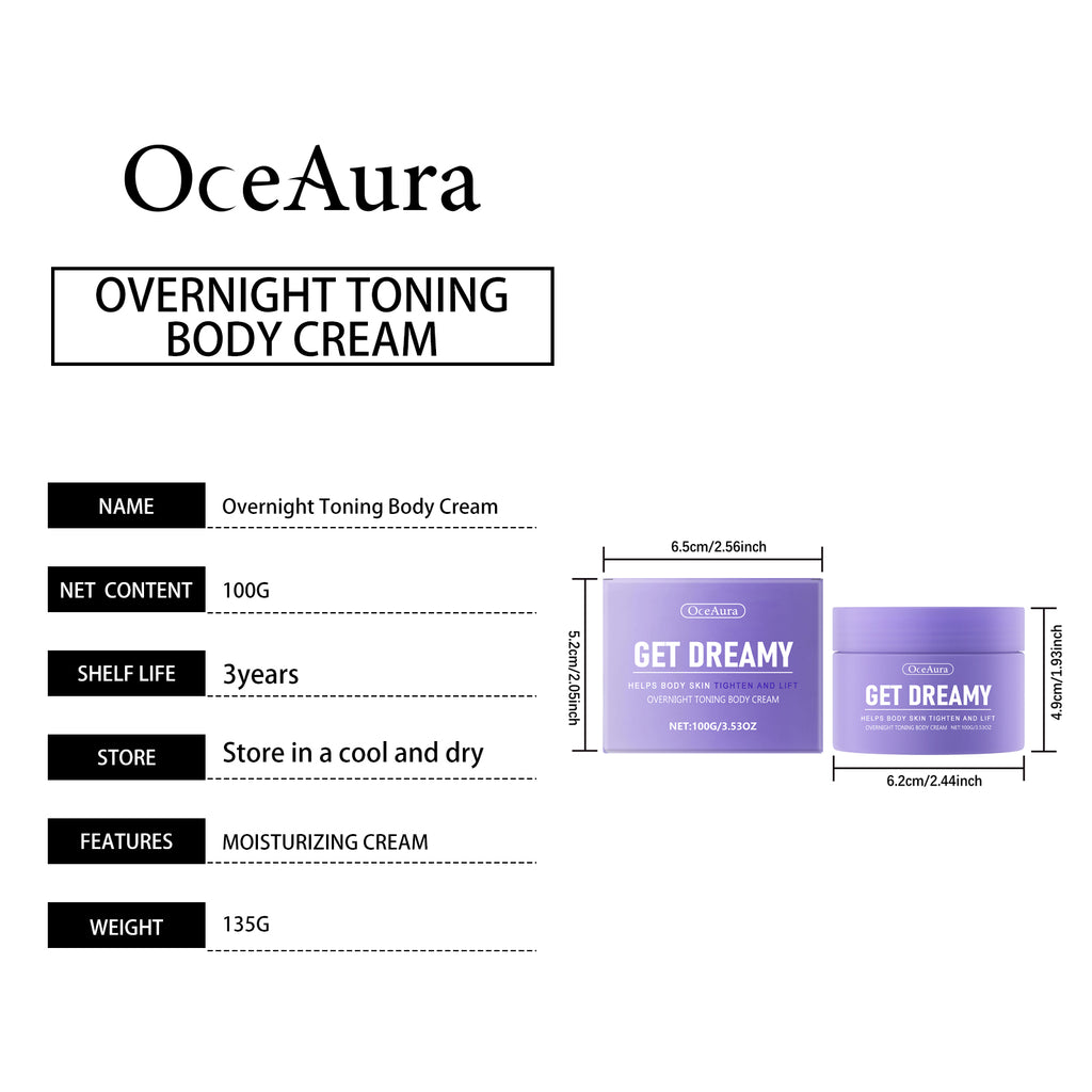 OceAura  Body Shaping Cream Daily application moisturizing lifting body skin shaping beauty cream