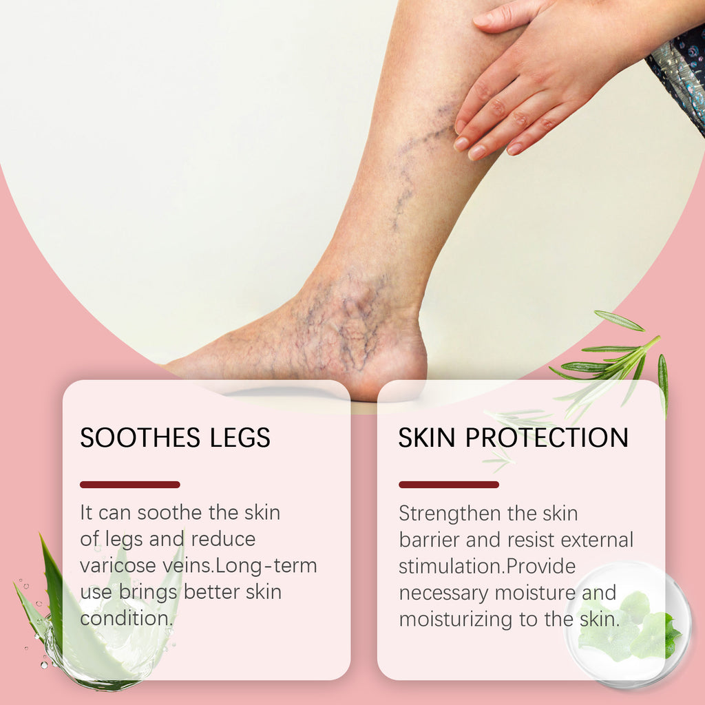Ximonth Vein Repair Cream Leg Massage Relieve Leg Swelling Earthworm Leg Skin Body Massage Cream