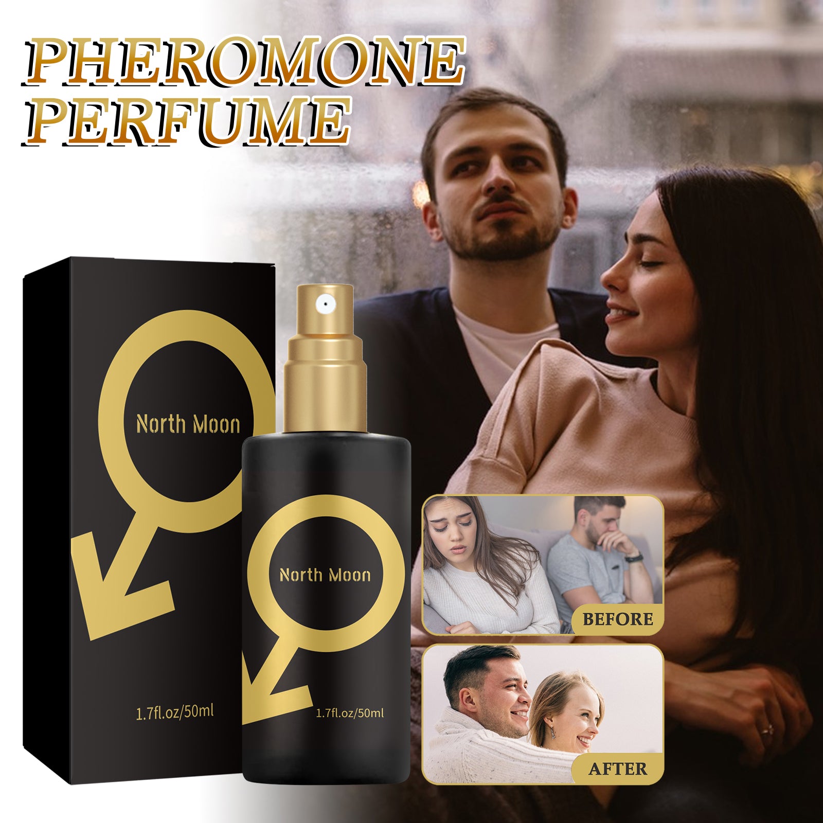 North moon Perfume Fresh Fragrance Deodorizing Long-lasting Niche Light Scent Couple Date Atmosphere Perfume